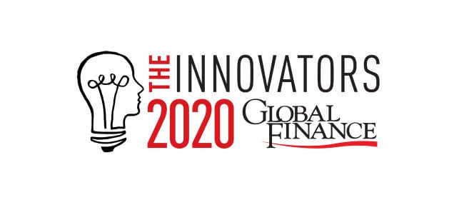 Logo of Global Finance The INNOVATORS 2020 Awards.