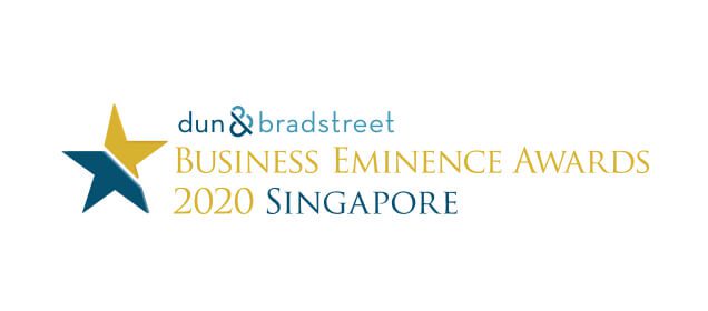 Logo of dun & bradstreet Business Eminence Awards 2020 Singapore.