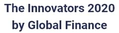 Logo of The Innovators 2020 By Global Finance.