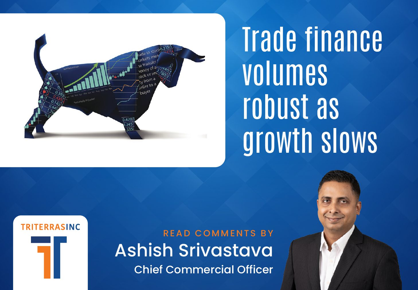 Banner image of Read comments by Ashish Srivastava on 'Trade finance volumes robust as growth slows'.